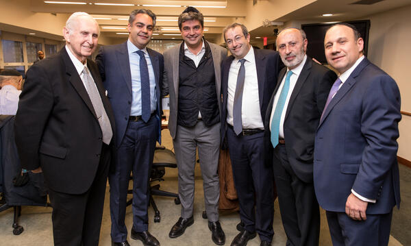 Attendants of Sephardic board meeting